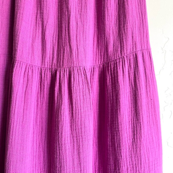 Universal Thread purple pink tiered cotton summer dress - Picture 5 of 8